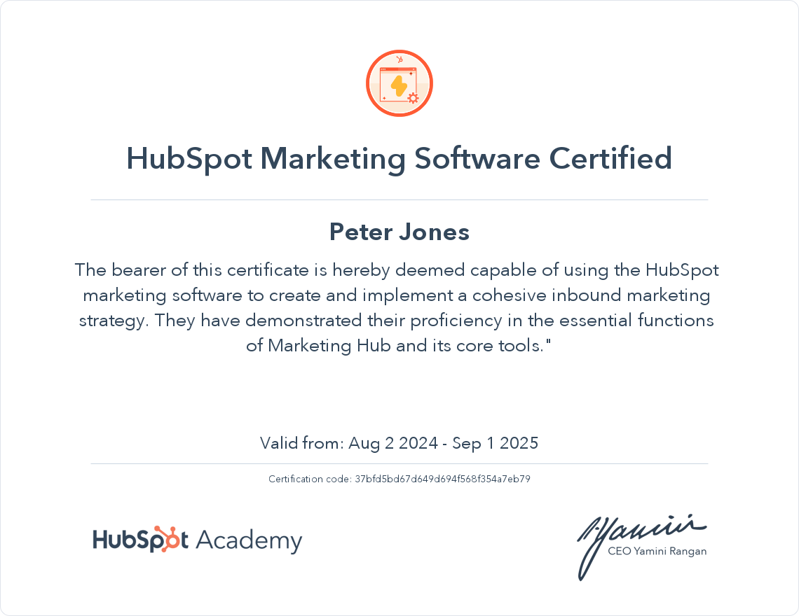 Peter - Marketing Software